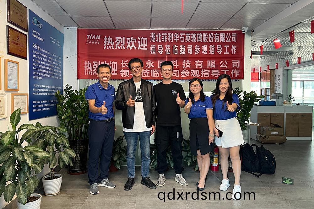 歡迎(ying)湖北菲利(li)華領導(dao)來(lai)天行(xing)健(jian)指(zhi)導(dao)工(gong)作(zuo)